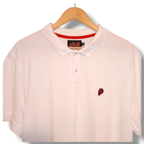 Piloti Grand Prix Polo Shirt-Size XXL-Indy Racing-Embroidered Logo-Cuff Sleeves - Picture 2 of 8